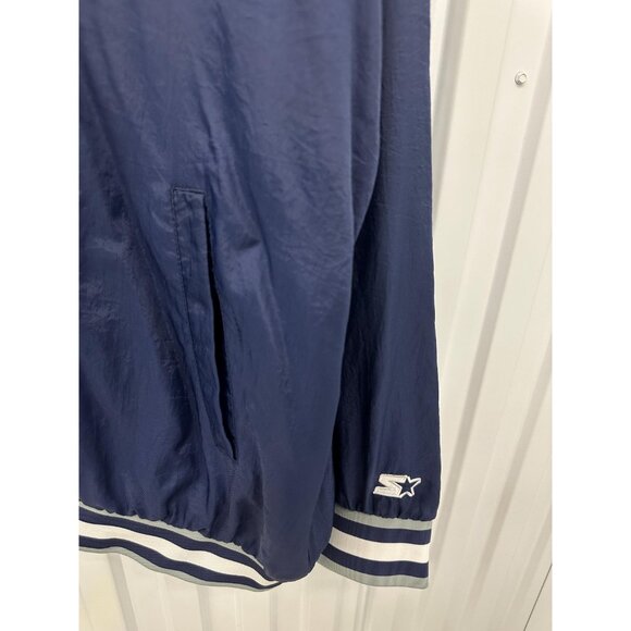 Vintage Starter New York Yankees Pullover Jacket | 90s MLB Windbreaker Size 2XL - Picture 4 of 5